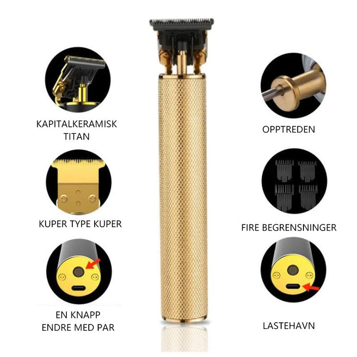 Wireless hair trimmer for men - Precision and style - Waterproof