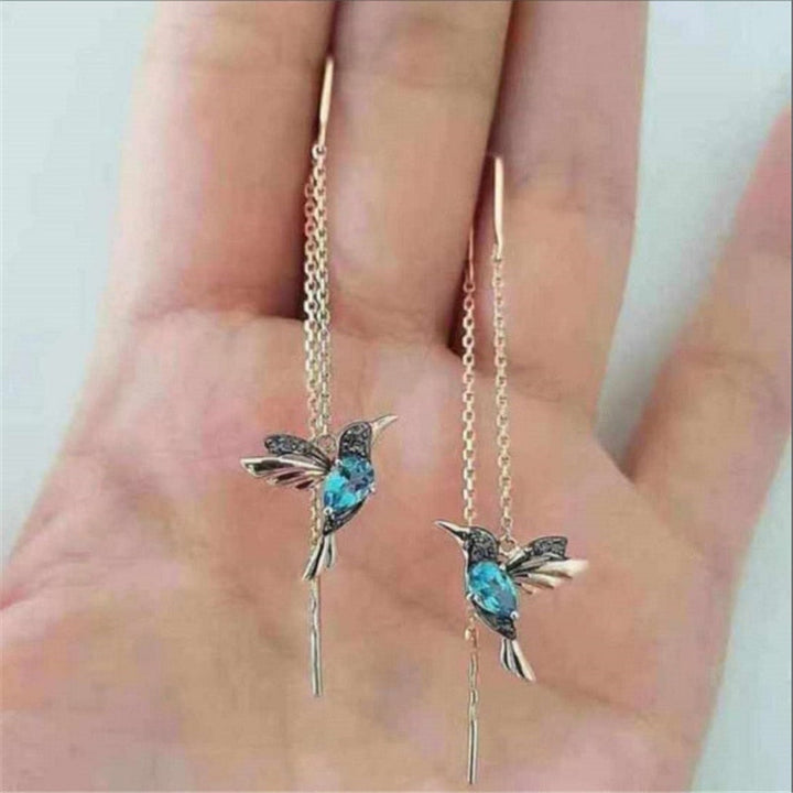 Women kolibri dråpeöreringer - elegance that glitrer