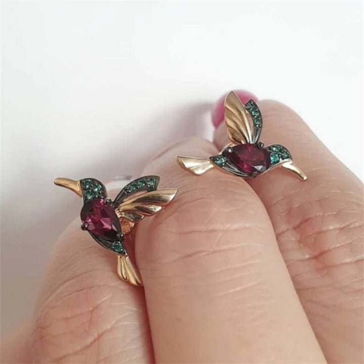 Women kolibri dråpeöreringer - elegance that glitrer