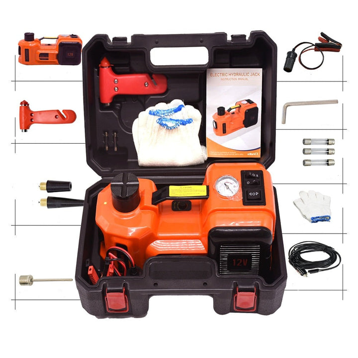 Electric Hydraulic Car Jack – Quick Tire Change for Car &amp; SUV