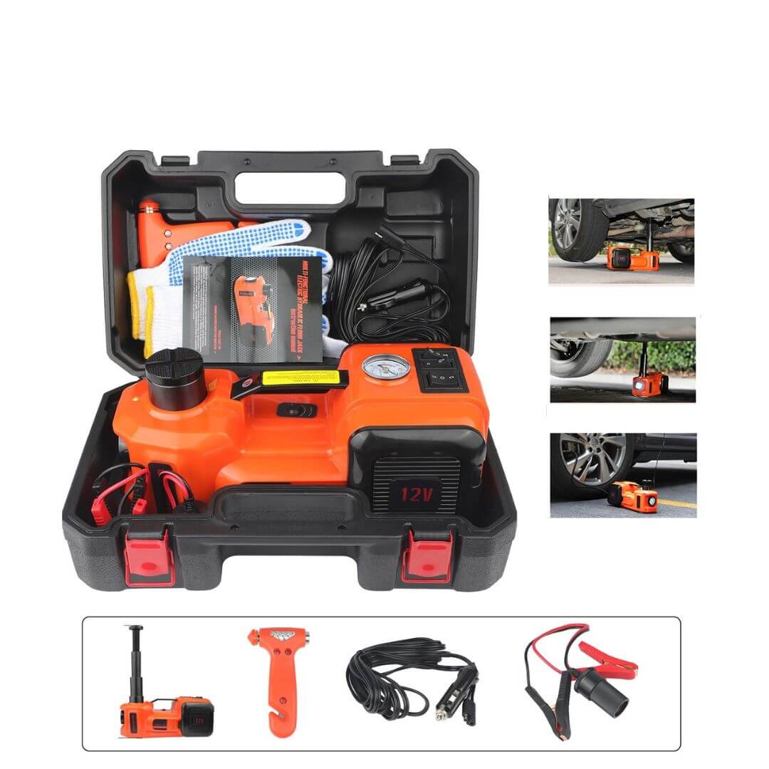 Electric Hydraulic Car Jack – Quick Tire Change for Car &amp; SUV