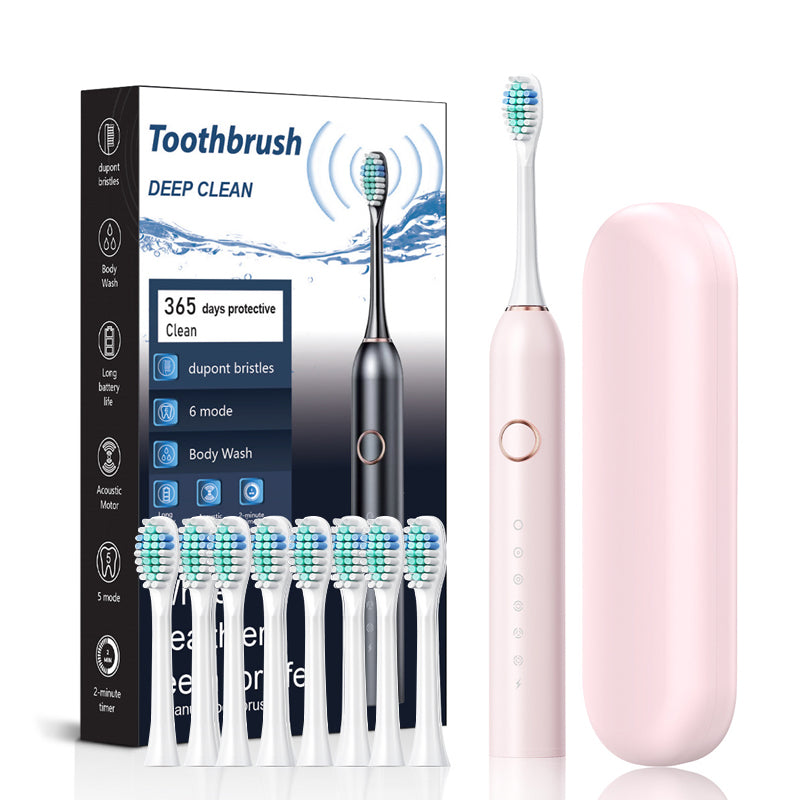 Sonic Electric Toothbrush with 5 Modes and Smart Timer for Adults
