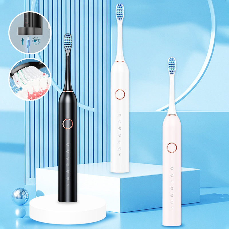 Sonic Electric Toothbrush with 5 Modes and Smart Timer for Adults