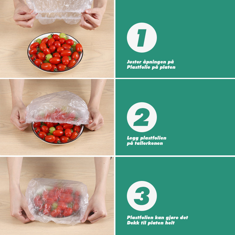 Engangsfat Plastdeksel - Safely | Gjenbrukbart | Versatile