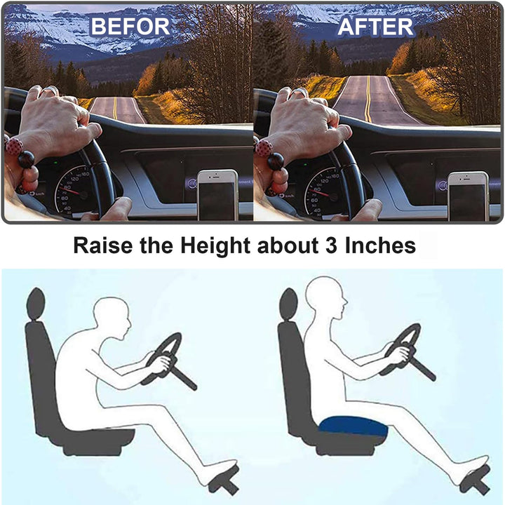 Unisex Ergonomic Car Seat Cushion for Optimal Driving Comfort