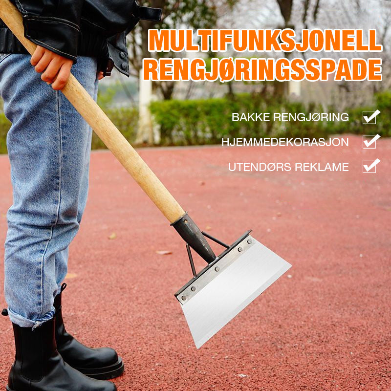 Multifunctional Rengöringsspade in Stainless Steel - Ergonomic Design