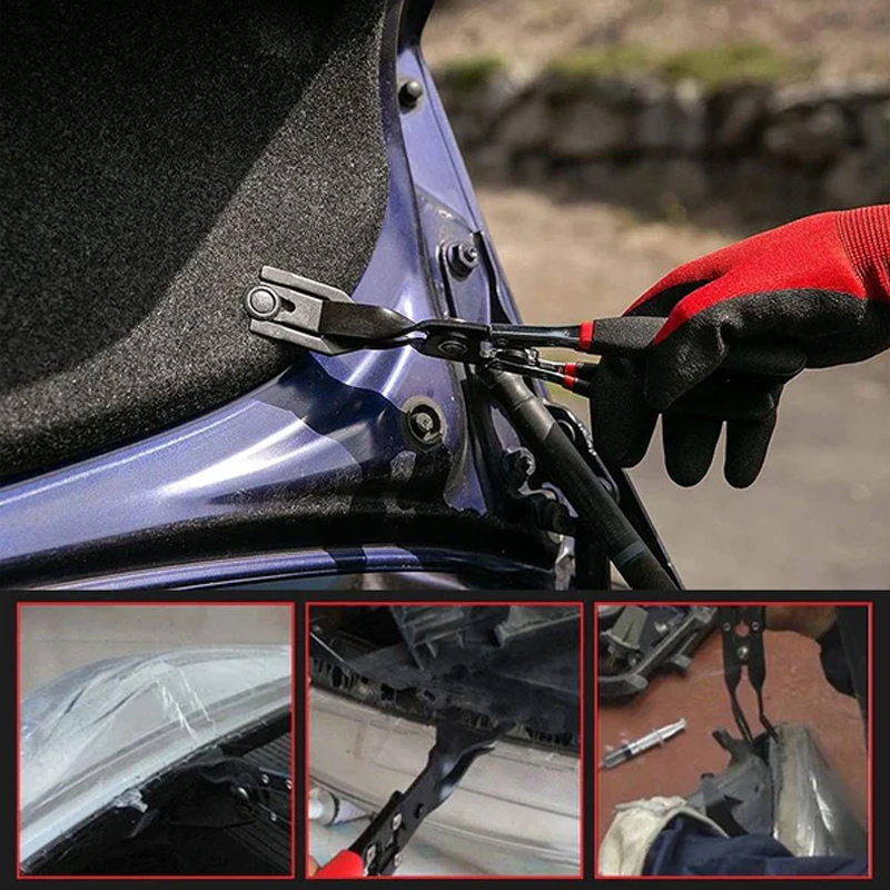 Plastic nail pliers with ergonomic grip - Easy removal