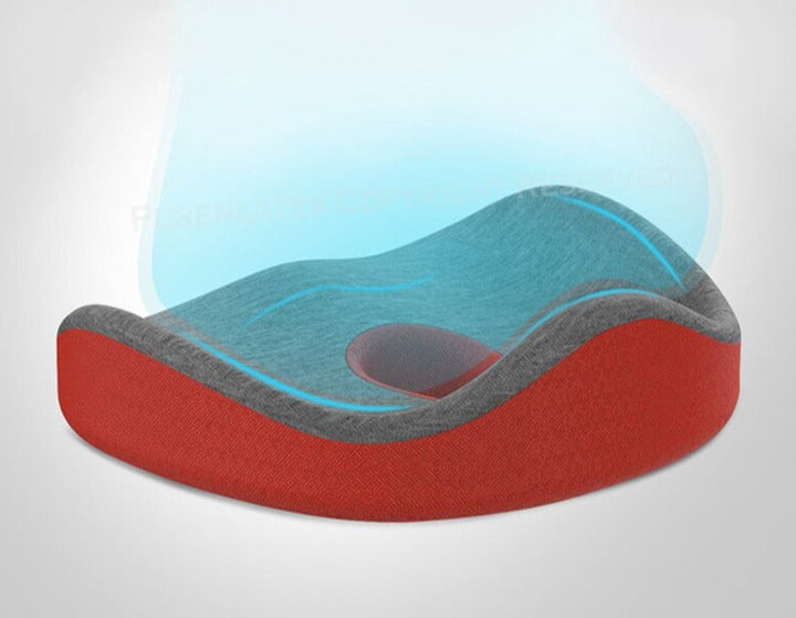 Ergonomic Orthopedic Seat Cushion in Memory Foam