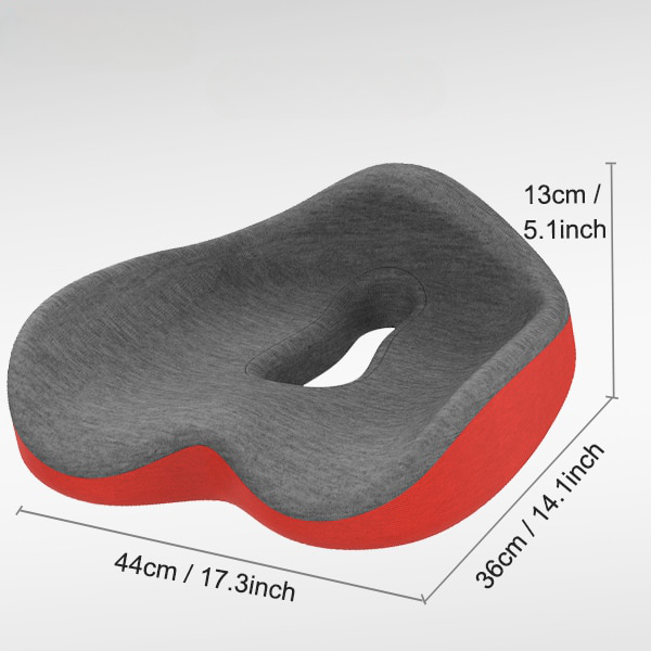 Ergonomic Orthopedic Seat Cushion in Memory Foam