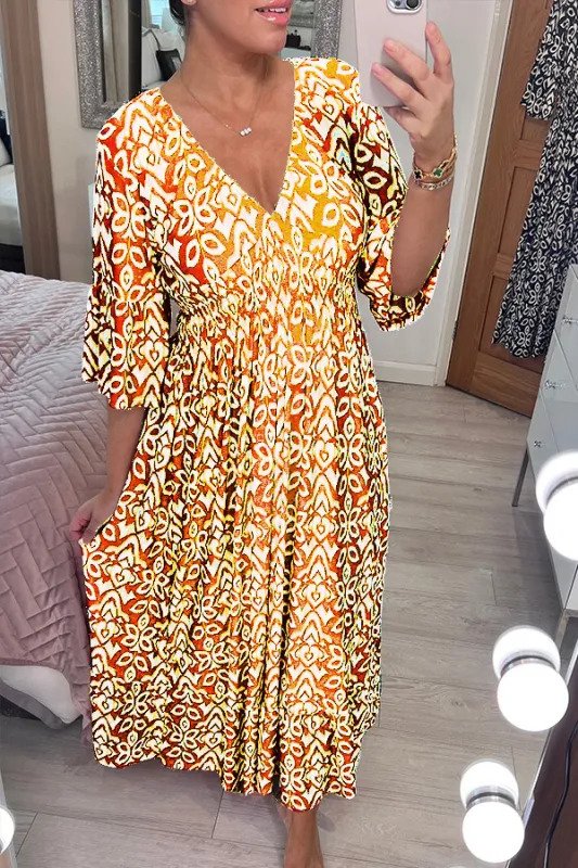 Ingrid Bohemian long dress