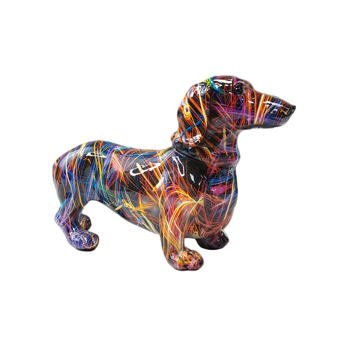 Colourful dach dog figure - play only hemmedeko ration