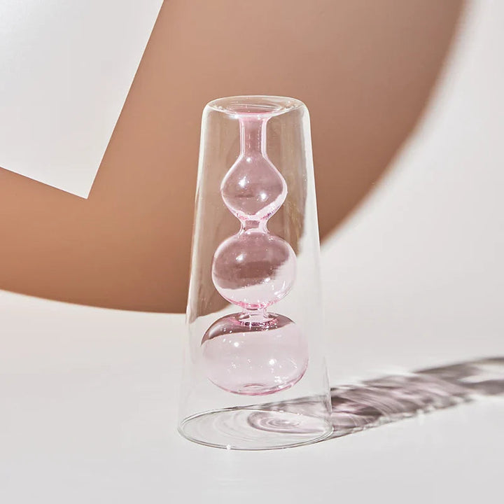 Colorful Glass Vase with Scandinavian Design