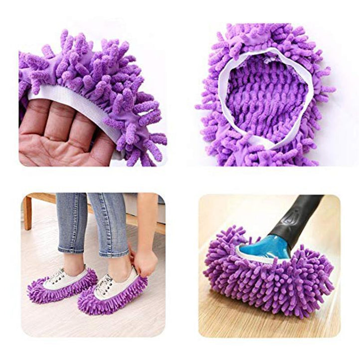 FunClean Mop Slippers – Hard-wearing and Vaskbar Mopplösning