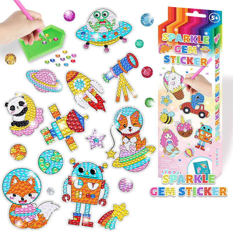 DIY Diamantmaling for children | Creative Malerier | Safe Gift