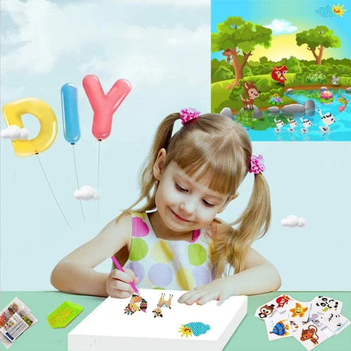 DIY Diamantmaling for children | Creative Malerier | Safe Gift