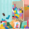 Creative stack waste in wood for children