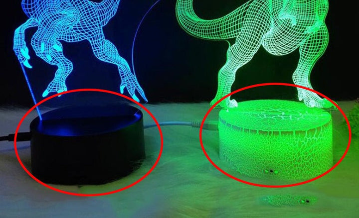Final Fantasy 3D Table Lamp - Optical Illusjon Night Light