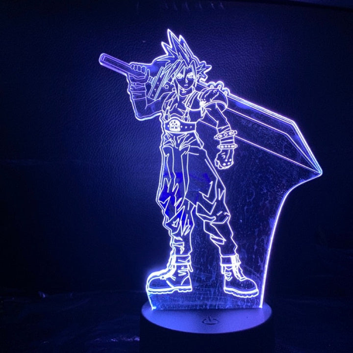 Final Fantasy 3D Table Lamp - Optical Illusjon Night Light