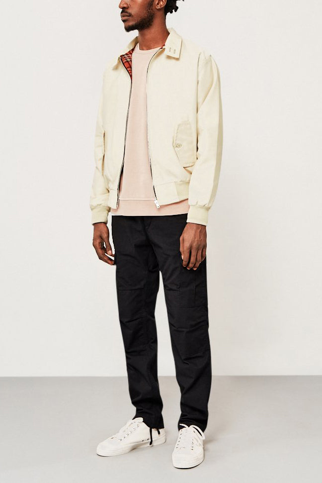 Harrington-Jacke mit Schottenfutter und Reißverschluss vorne für Herren