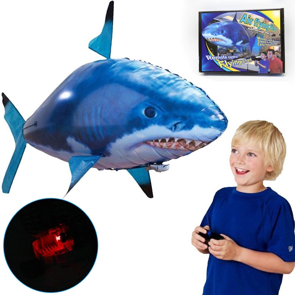 Remote-Controlled Flying Shark Air Swimmer