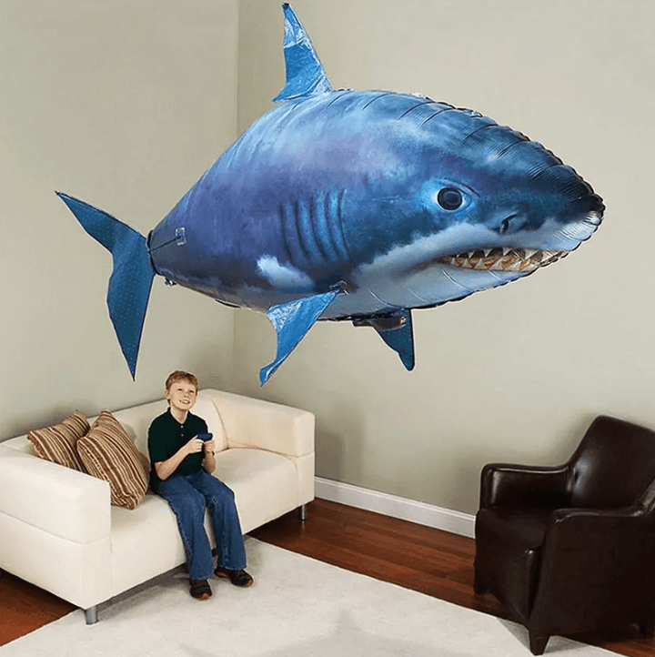 Remote-Controlled Flying Shark Air Swimmer