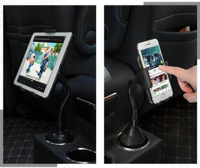 Flexible bilkopp socket with phone fastening - stable &amp; adjustable for car