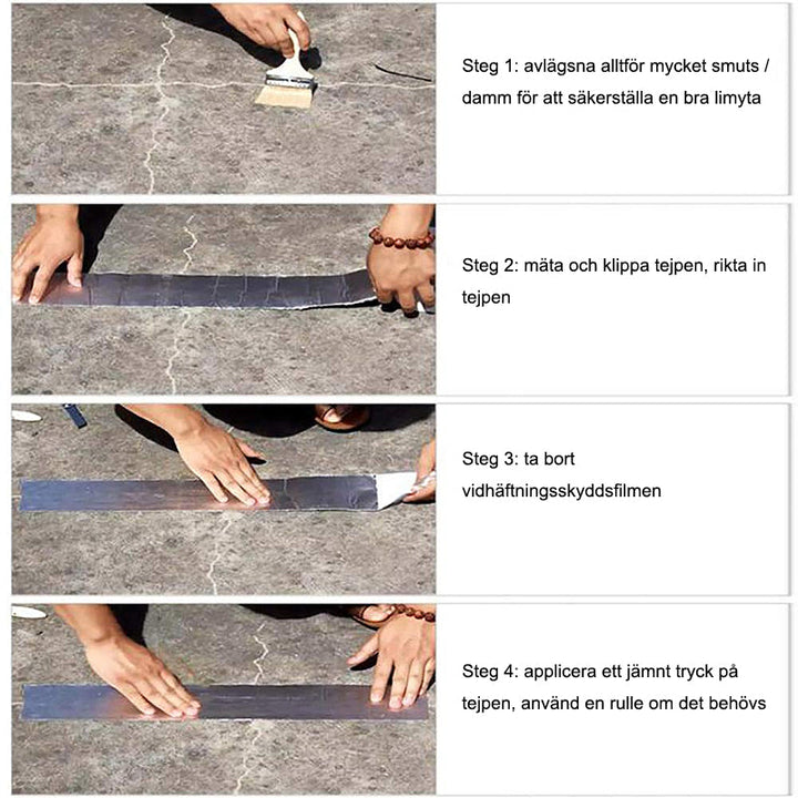 Super waterproof tape - Flexible butylgummi | Durable and effective