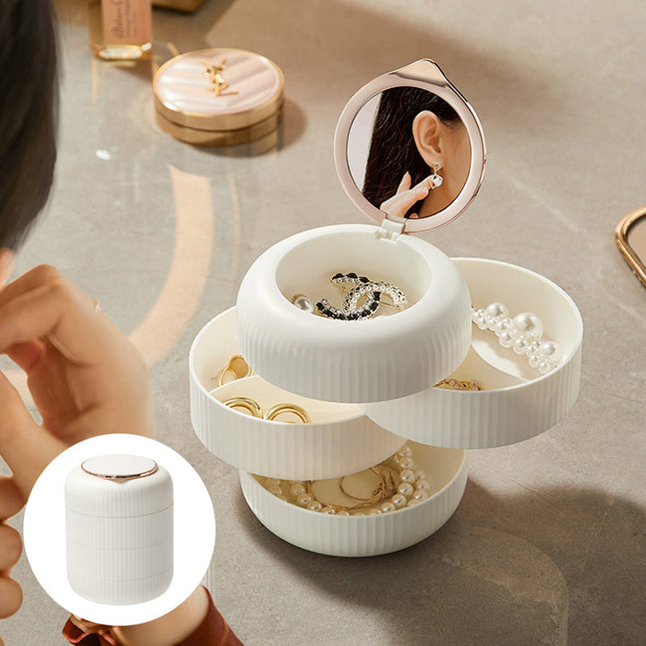 Flerlags Smykkeskrin - Rotating Design | Storage