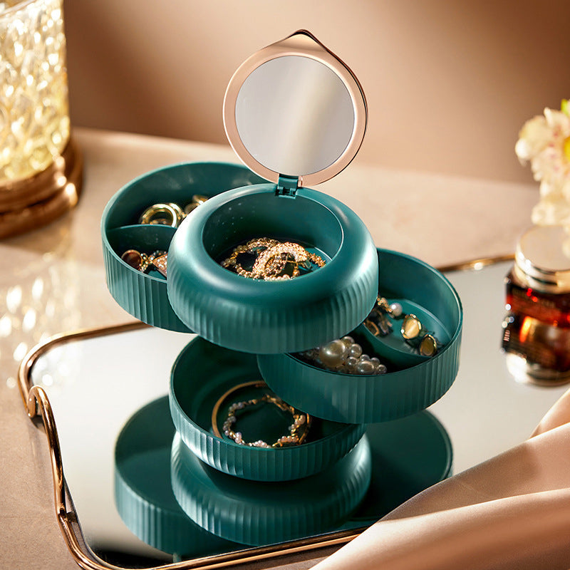 Flerlags Smykkeskrin - Rotating Design | Storage