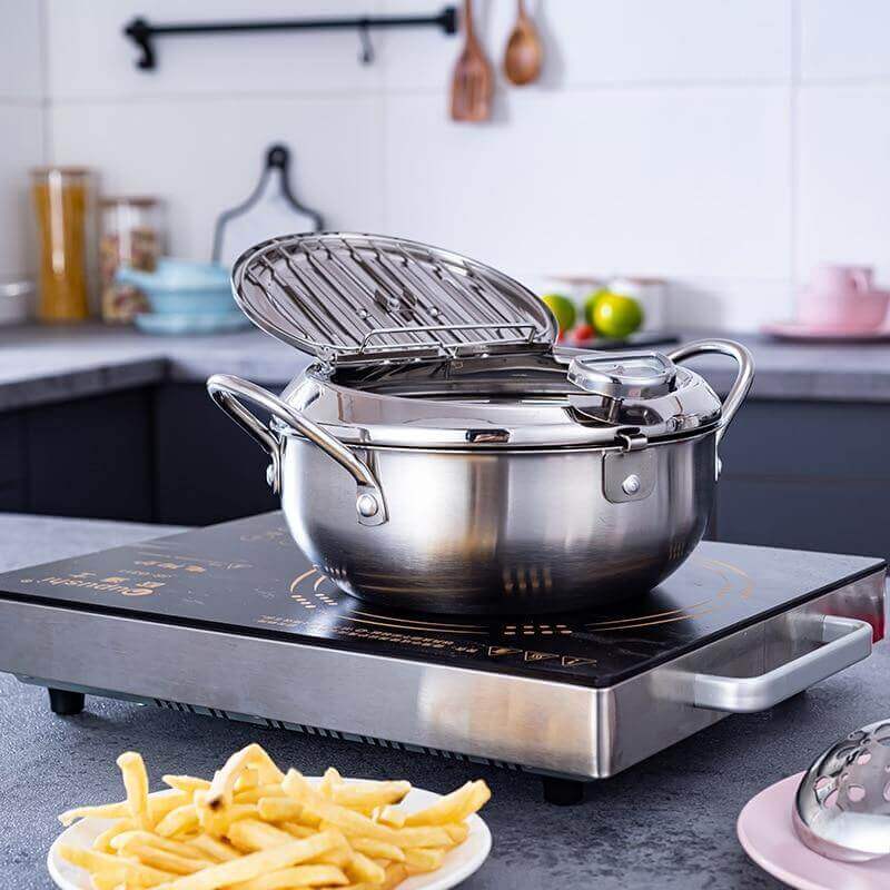 Stainless Steel Deep Fryer with Thermostat