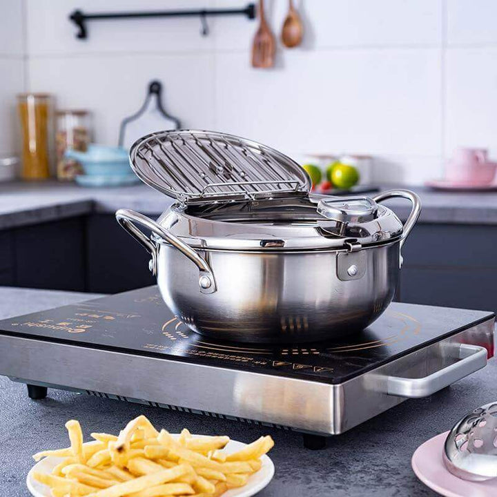 Stainless Steel Deep Fryer with Thermostat
