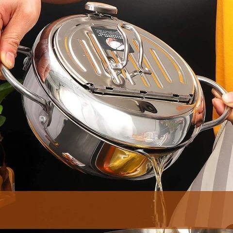 Stainless Steel Deep Fryer with Thermostat