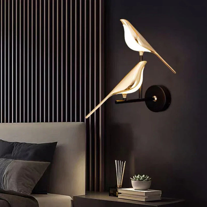Wall Lamp with Unique Bird Design for Living Room and Optimal Lighting