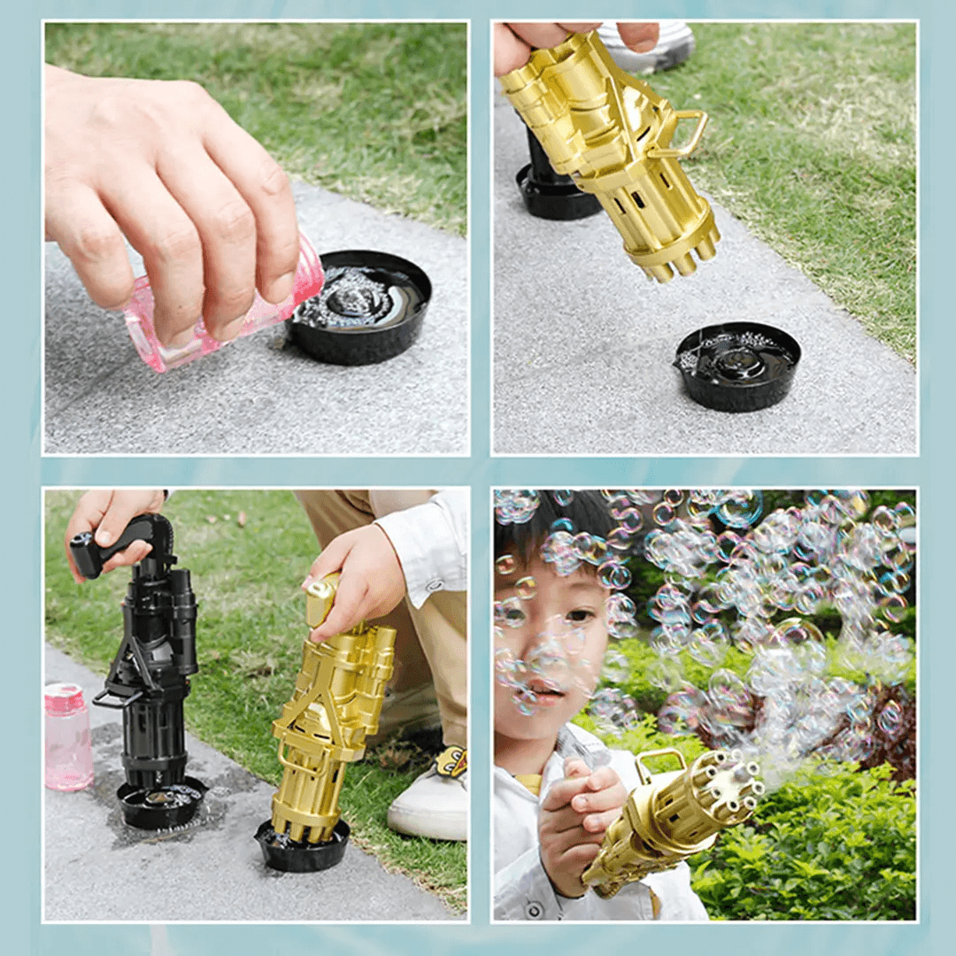 Gatling Bubble Gun for Kids