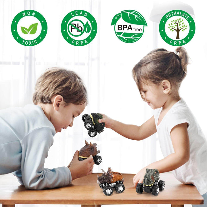 Feature back dinosaur-minibiler for children