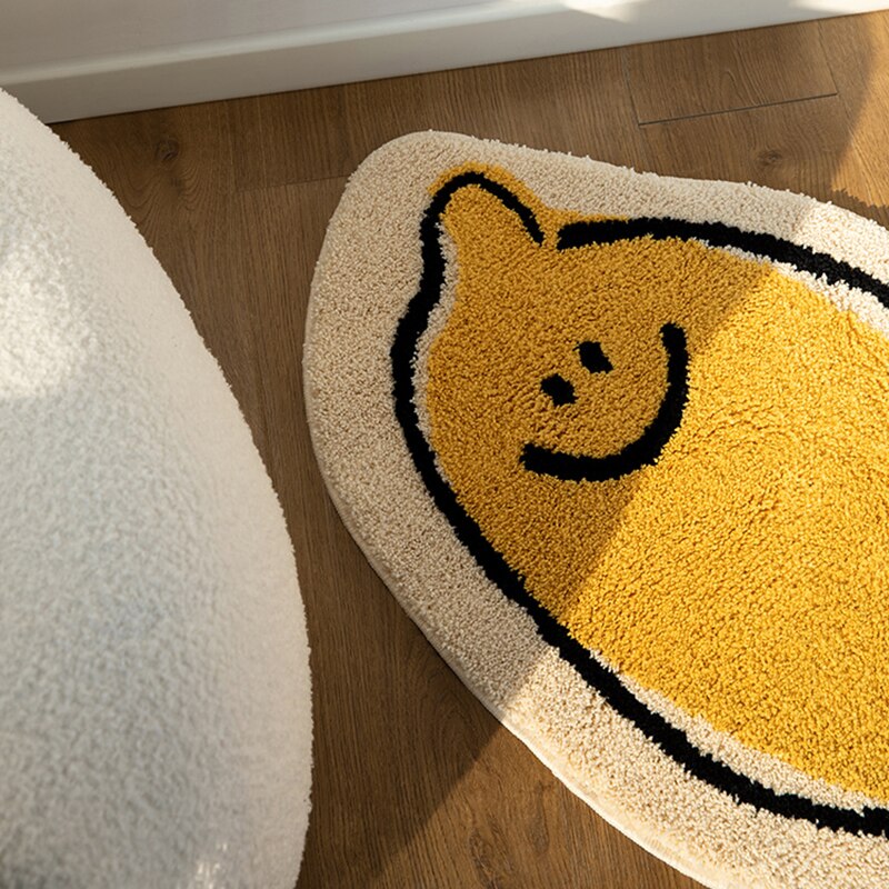 Lemon design carpet for bathroom and home