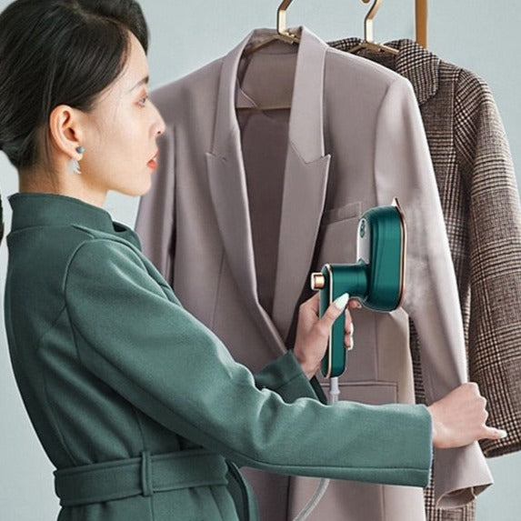 Powerfully handheld tumble flat-iron for quick and easy stryking