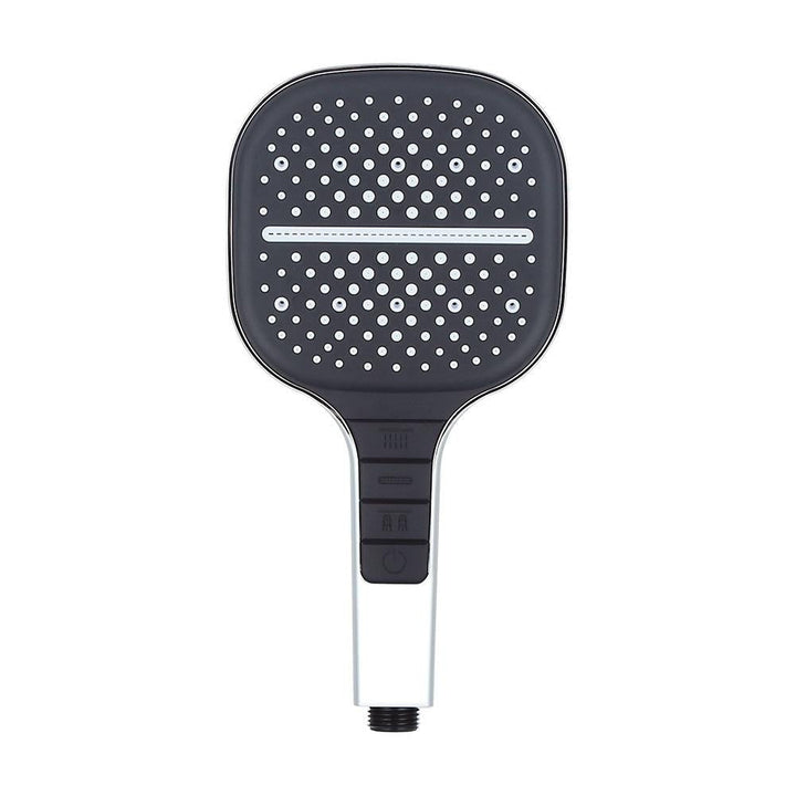 Handheld shower head with 7 spraymodu notice for custom made shower joy