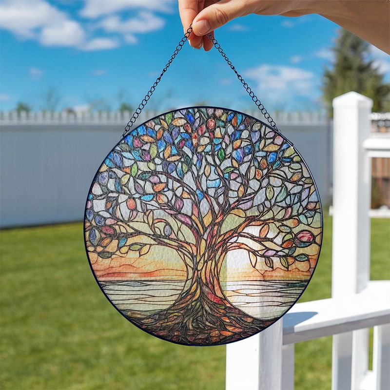 Unisex handmade livets wood ice cream painting window decoration