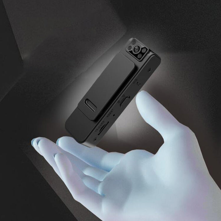 HD-camera with magnetic clips | Vidvinkelopptak