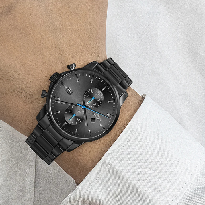 Men buisi Ness watch in rust free steel