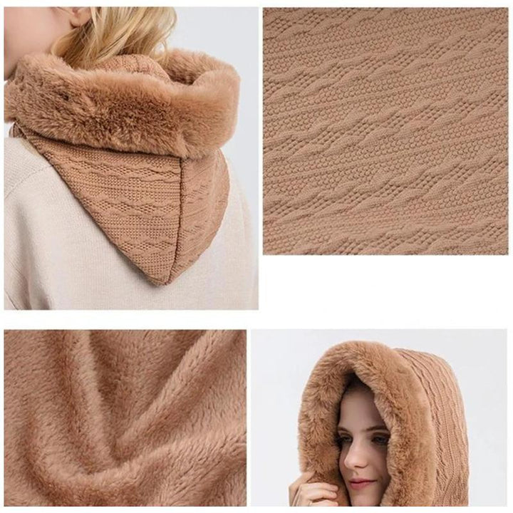 Warm Hood-Scarf - Luxuriös Vinterstil | Warm &amp; Comfortable