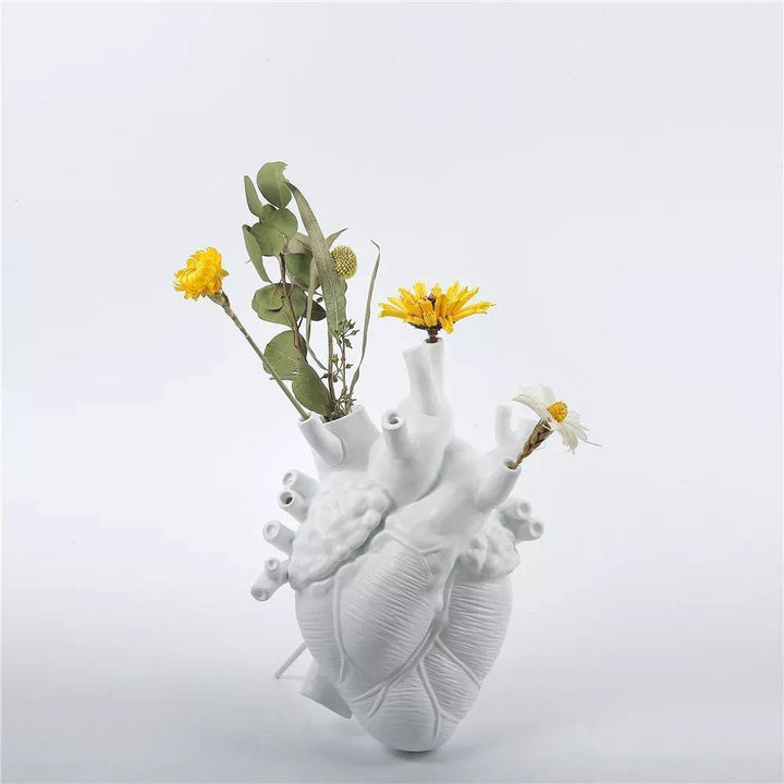 Heart-shaped Vase for Indoor Decoration