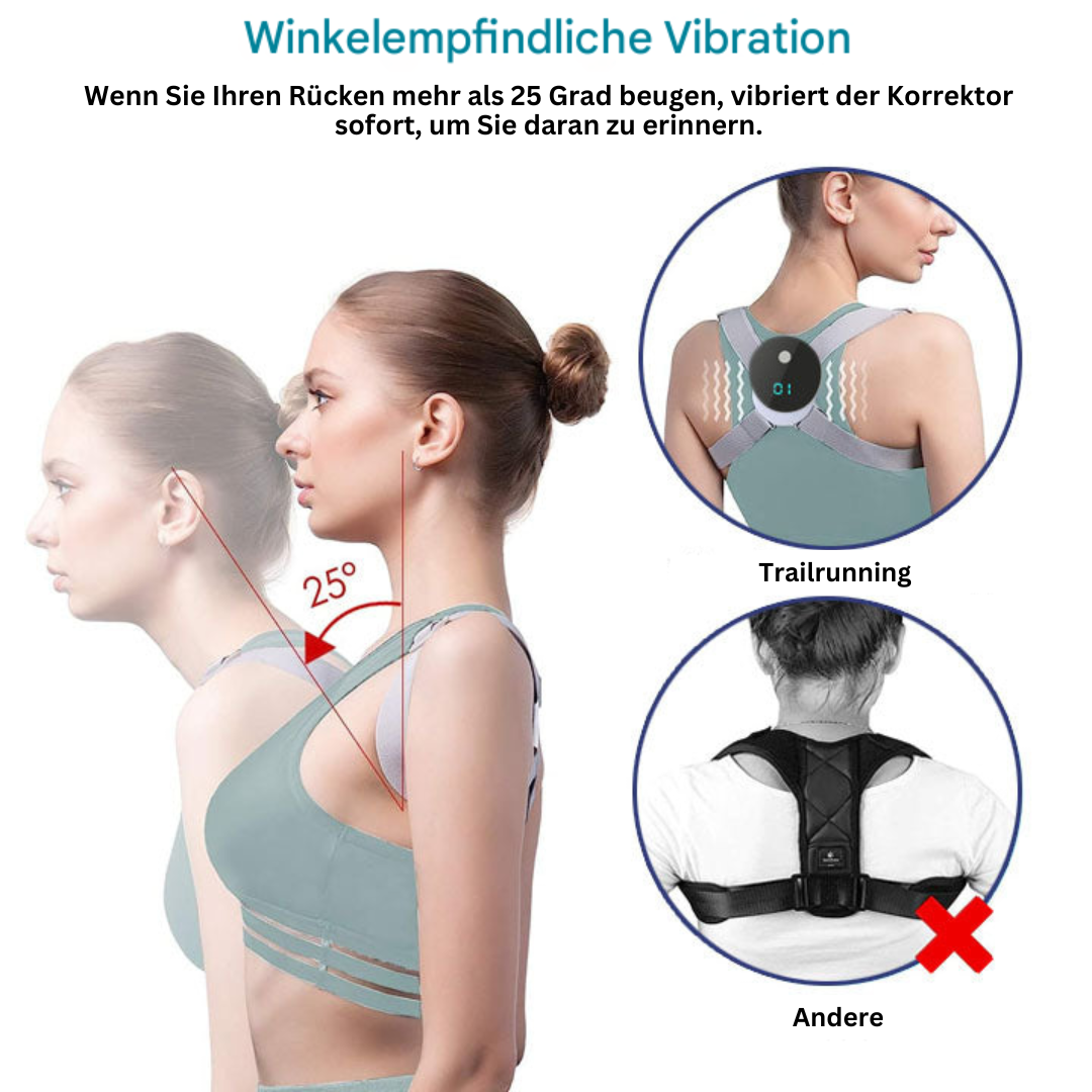 Posture Corrector with EMS Technology for Better Back Health