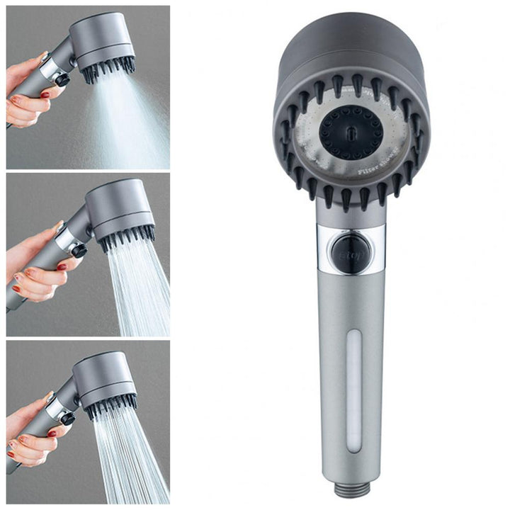 Högtrycksdusjhode - Innovativt dusjfilter with 3 modes