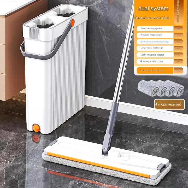 Household mop: ultra thin &amp; selvvrid only for easy cleaning