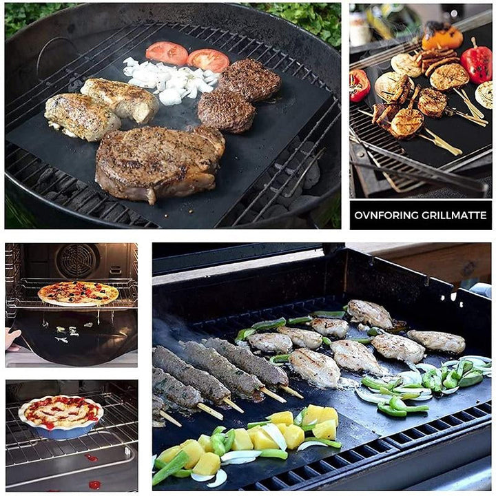 Not-klebende grillmatter - Hard-wearing and reusable grillhjelp