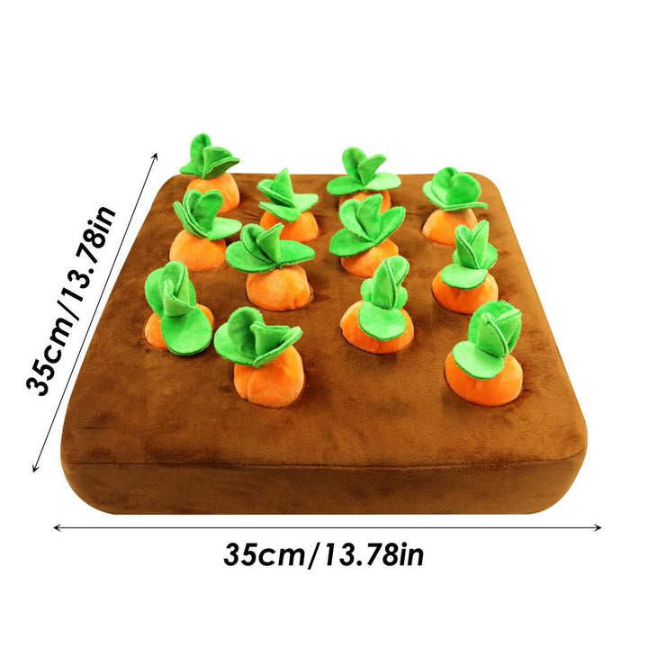Interactive Carrot Dog Toy for Mental Stimulation