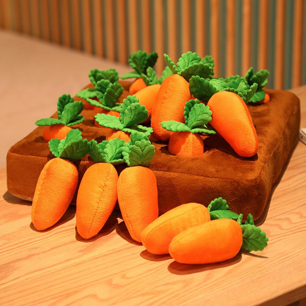 Interactive Carrot Dog Toy for Mental Stimulation