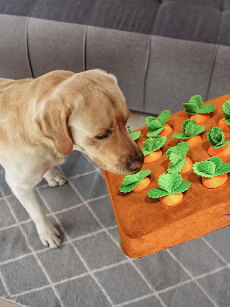 Interactive Carrot Dog Toy for Mental Stimulation